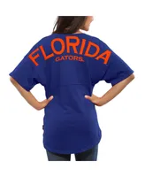 Women's Royal Florida Gators Spirit Jersey Oversized T-shirt