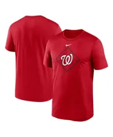 Men's Nike Red Washington Nationals Legend Icon Performance T-shirt