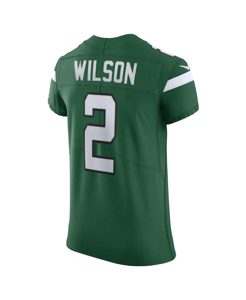 Men's Nike Zach Wilson Gotham Green New York Jets Vapor Elite Jersey