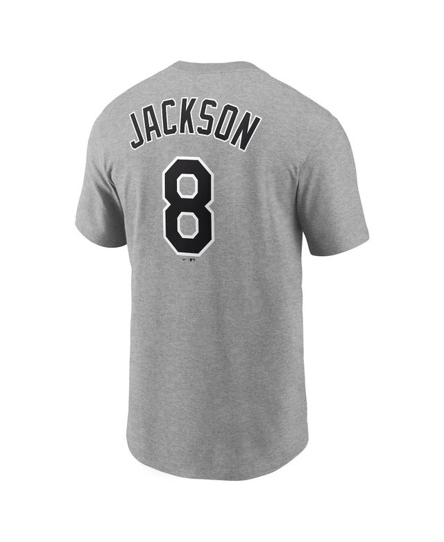 Men's Nike Bo Jackson Heathered Gray Chicago White Sox Cooperstown Collection Name and Number T-shirt