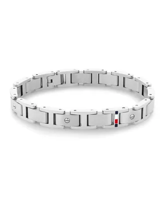 Tommy Hilfiger Men's Stainless Steel Bracelet - Silver
