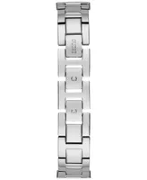 Guess Women's Crystal Beaded Stainless Steel Bracelet Watch 30mm - Silver