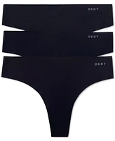 Dkny Women's 3-Pk. Litewear Cut Anywear Thong Underwear DK5026BP3