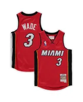 Preschool Unisex Mitchell & Ness Dwyane Wade Red Miami Heat 2005-06 Hardwood Classics Player Jersey