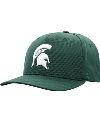 Men's Top of the World Green Michigan State Spartans Reflex Logo Flex Hat