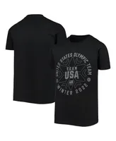 Big Boys Black Team Usa Each Athlete Is Unique T-shirt