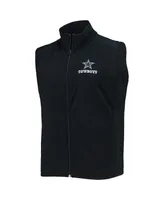 Men's Dunbrooke Navy Dallas Cowboys Houston Fleece Full-Zip Vest