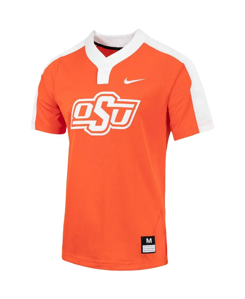 Nike Men's Orange Oklahoma State Cowboys Replica 2-Button Softball Jersey