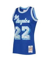 Men's Mitchell & Ness Elgin Baylor Royal Los Angeles Lakers 1960-61 Hardwood Classics 75th Anniversary Diamond Swingman Jersey