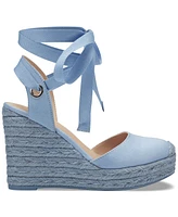 I.n.c. International Concepts Women's Maisie Lace-Up Espadrille Wedge Sandals, Created for Macy's