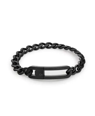 Calvin Klein Men's Black Stainless Steel Bracelet
