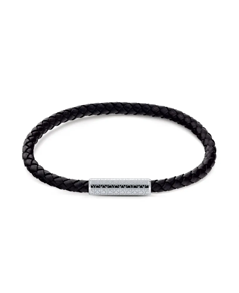 Calvin Klein Men's Tan Leather Bracelet