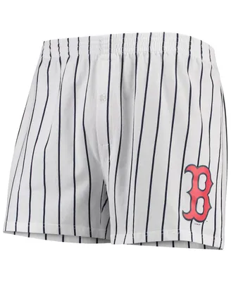 Men's White Boston Red Sox Vigor Boxer Shorts