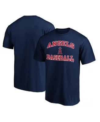 Men's Navy Los Angeles Angels Heart & Soul T-shirt
