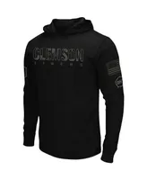 Men's Black Clemson Tigers Oht Military-Inspired Appreciation Hoodie Long Sleeve T-shirt