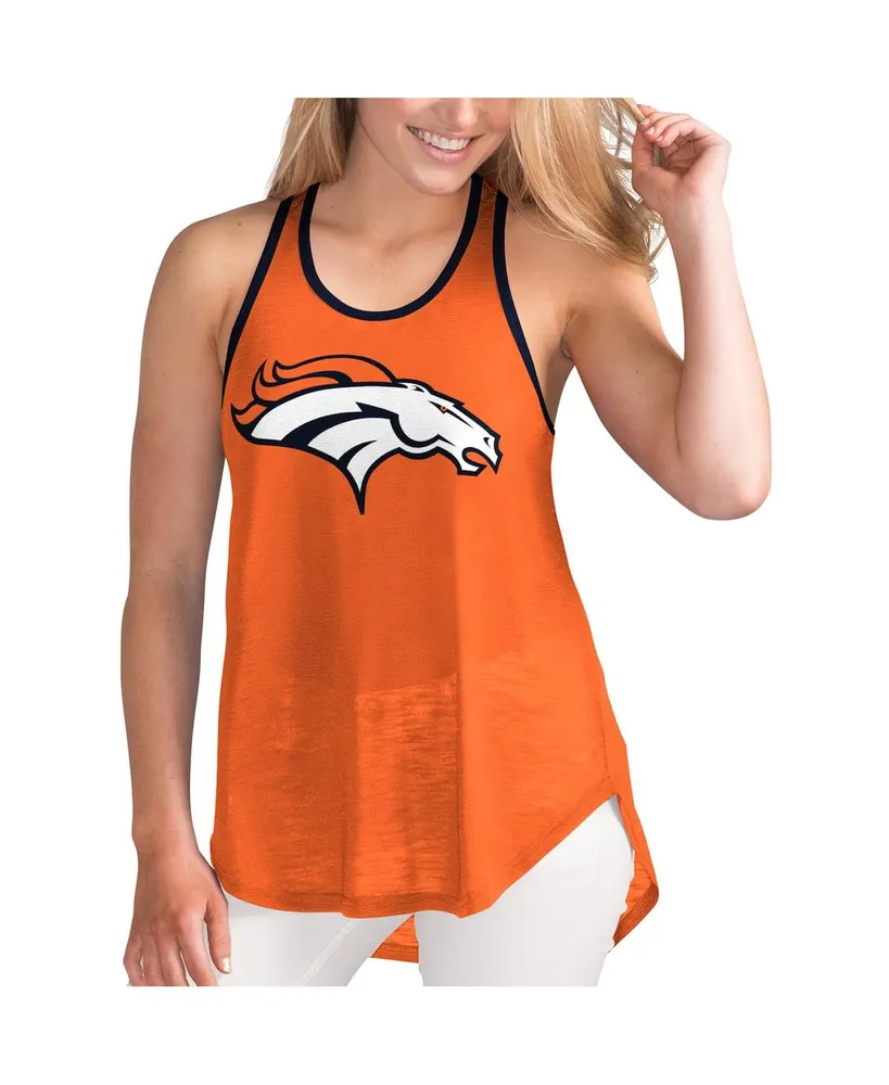 Women's Orange Denver Broncos Tater Tank Top