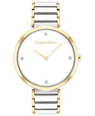 Calvin Klein Two-Tone Stainless Steel Bracelet Watch 36mm
