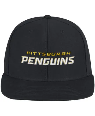 Men's adidas Black Pittsburgh Penguins Snapback Hat