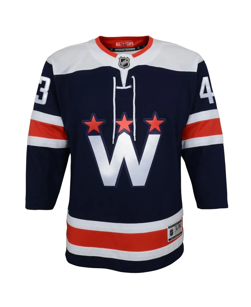 Big Boys Tom Wilson Navy Washington Capitals 2020/21 Alternate Premier Player Jersey