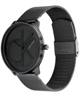 Calvin Klein Black Stainless Steel Mesh Bracelet Watch 40mm