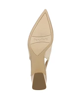 Franco Sarto Women's Racer Pointed Toe Block Heel Slingback Pumps