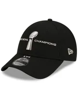 Men's New Era Black Los Angeles Rams Super Bowl Lvi Champions Parade 9FORTY Snapback Adjustable Hat