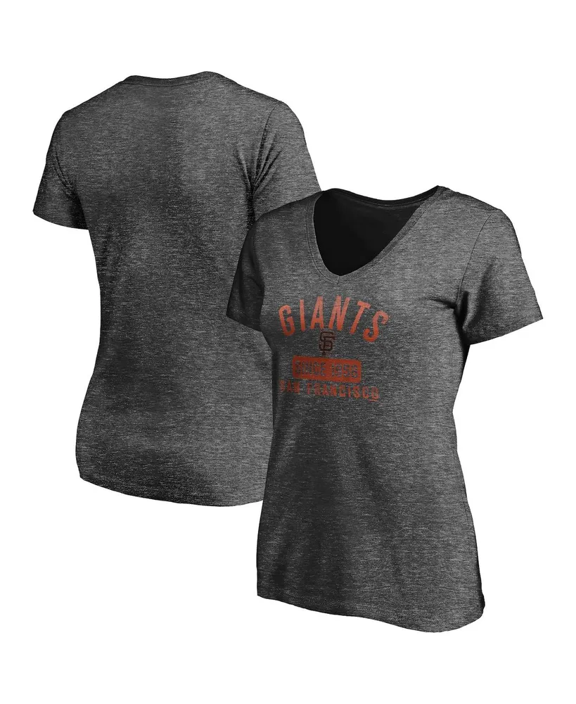 Women's Fanatics Branded Black San Francisco Giants Mound T-Shirt