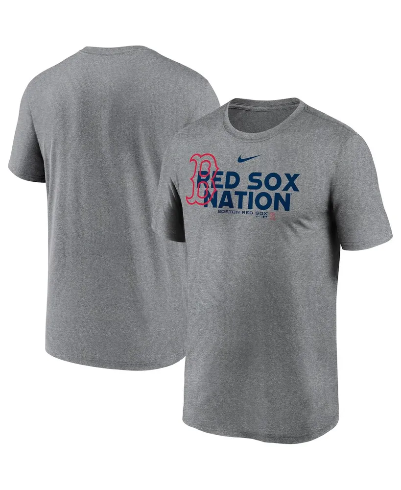 Men's Nike Heathered Charcoal Boston Red Sox Local Rep Legend Performance T-Shirt in Heather Charcoal