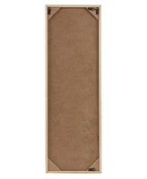 Madison Park Laurel Branches Carved Wood Panel Wall Decor