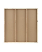Madison Park Signature Sunburst Resin Dimensional Palm Box