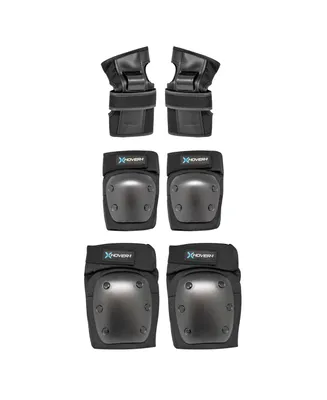Hover-1 Kids Protective Elbow Pads, Wrist Guards and Knee Pads Set, Large