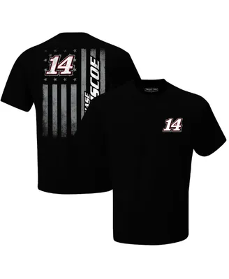 Men's Stewart-Haas Racing Team Collection Black Chase Briscoe Exclusive Tonal Flag T-shirt
