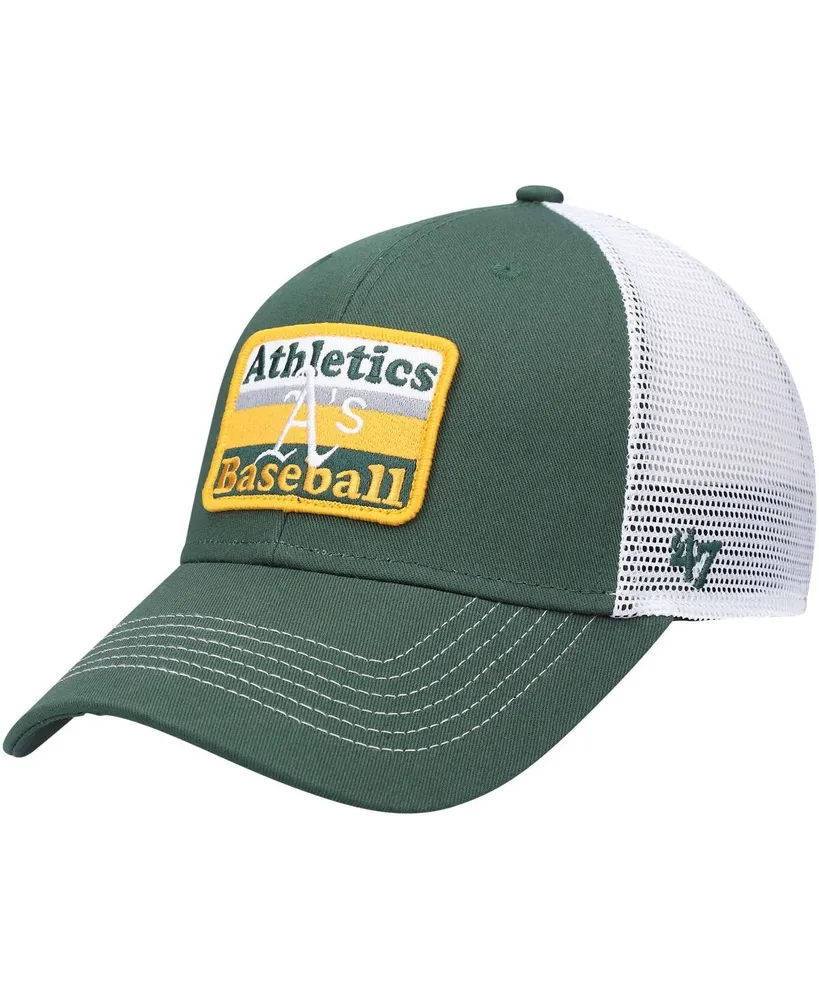 47 Brand Big Boys '47 Brand Green Oakland Athletics Ramble Mvp Trucker  Snapback Hat