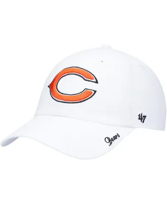 Women's '47 White Chicago Bears Miata Clean Up Logo Adjustable Hat
