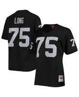 Women's Mitchell & Ness Howie Long Black Las Vegas Raiders Legacy Replica Player Jersey