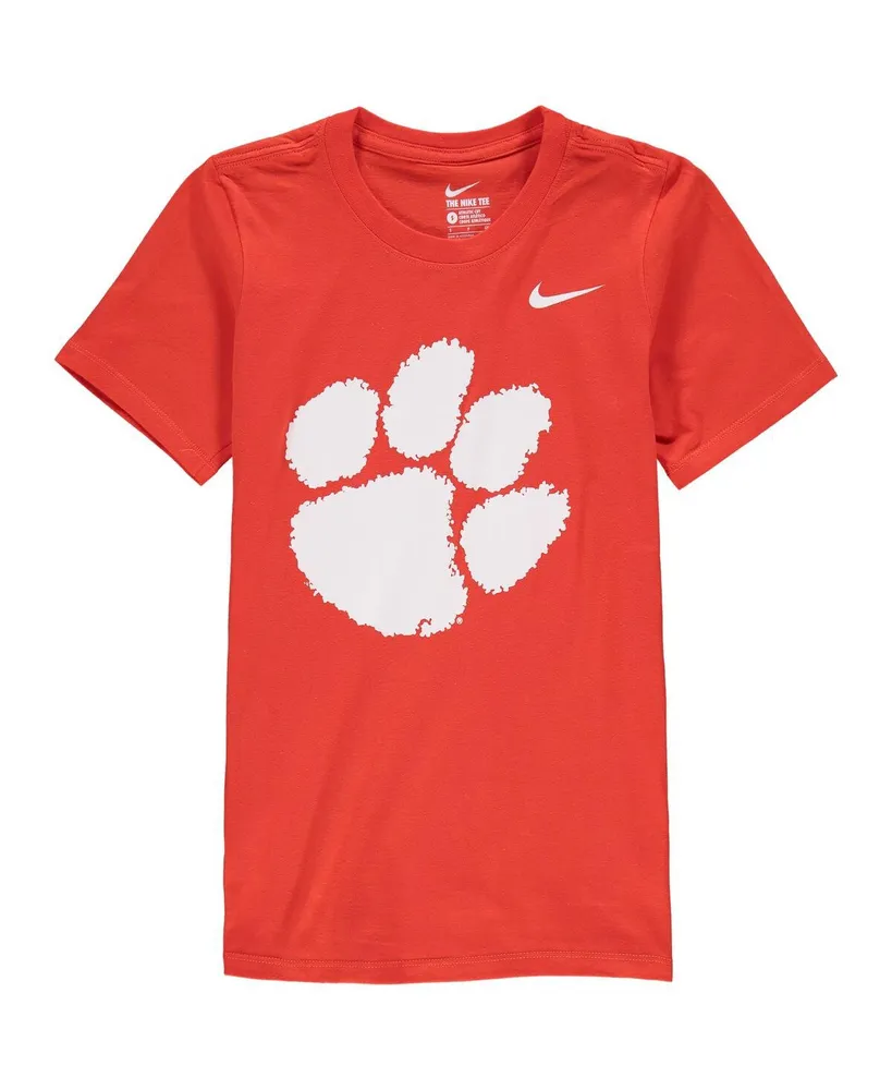 Big Boys Nike Orange Clemson Tigers Logo T-shirt