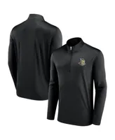 Men's Fanatics Black Ucf Knights Underdog Mindset Quarter-Zip Top