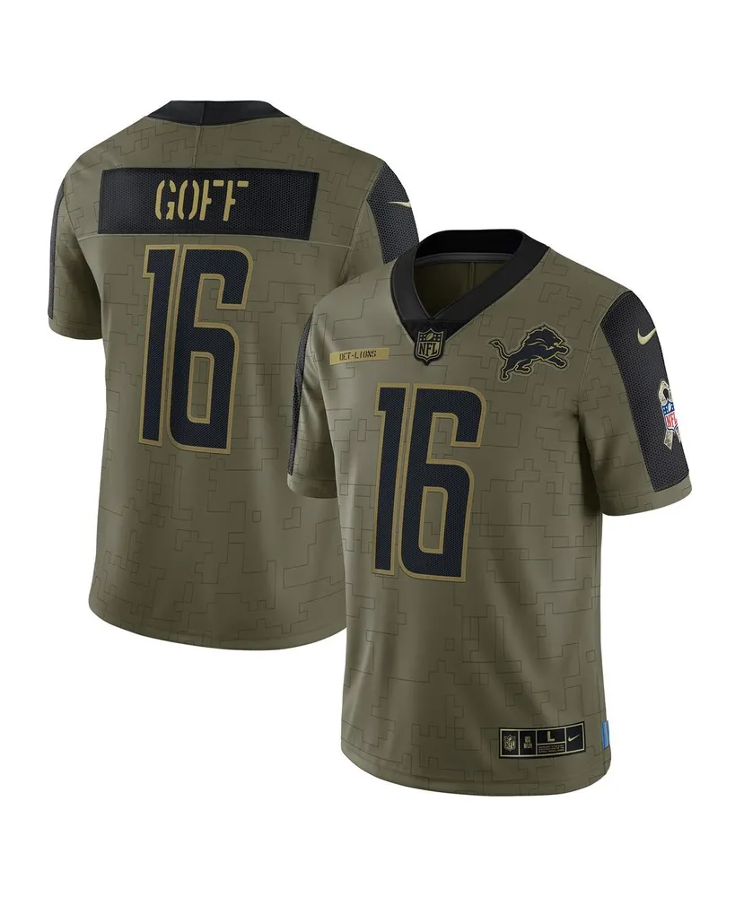 Lids T.J. Hockenson Detroit Lions Nike 2022 Salute To Service Limited Jersey  - Olive