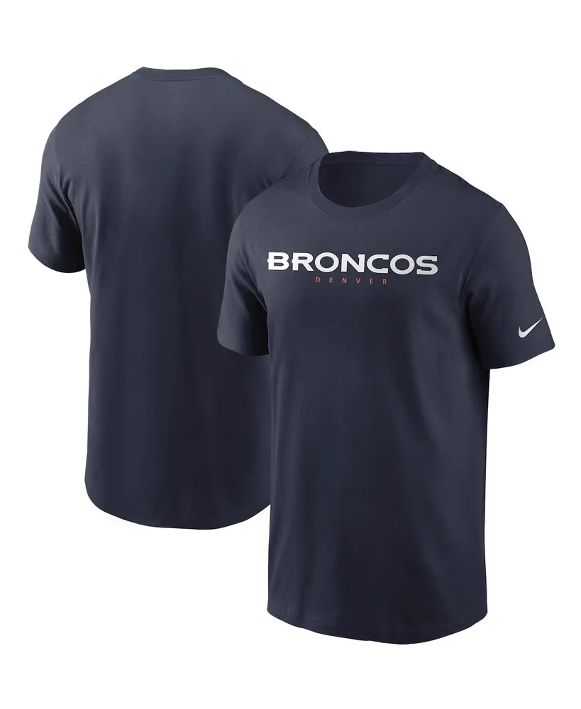 Lids Denver Broncos Nike Wordmark Logo Tri-Blend T-Shirt