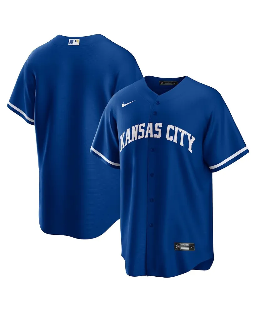 Men's Nike Royal Kansas City Royals Alternate Replica Team Jersey