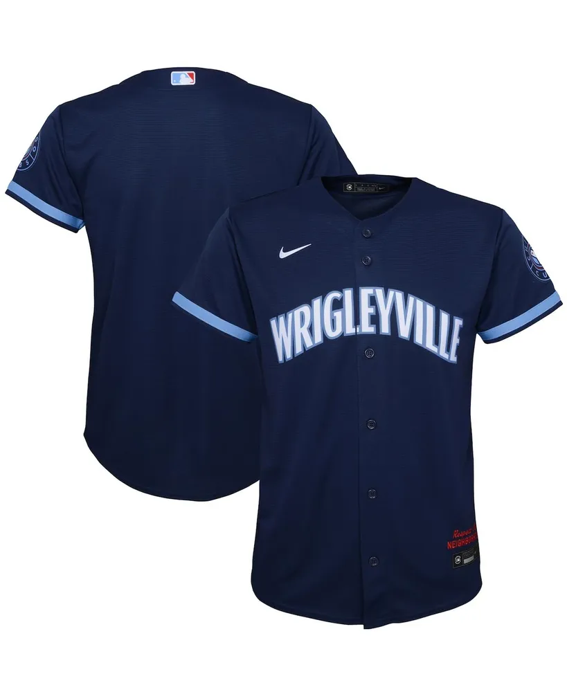 Big Boys Nike Navy Chicago Cubs City Connect Replica Jersey