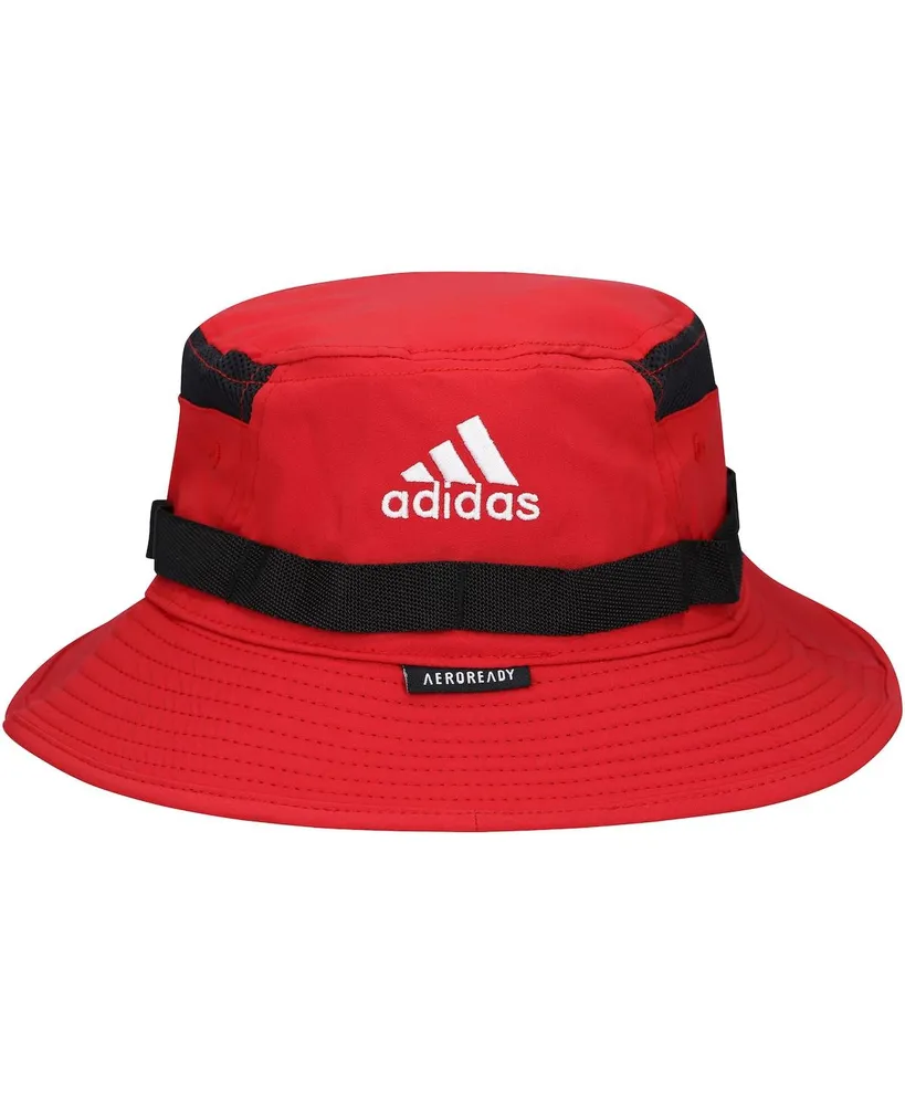 Men's adidas Red Nc State Wolfpack 2021 Sideline Aeroready Bucket Hat