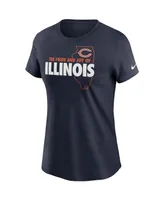 Women's Nike Navy Chicago Bears Hometown Collection T-shirt