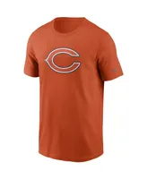 Men's Nike Orange Chicago Bears Primary Logo T-shirt