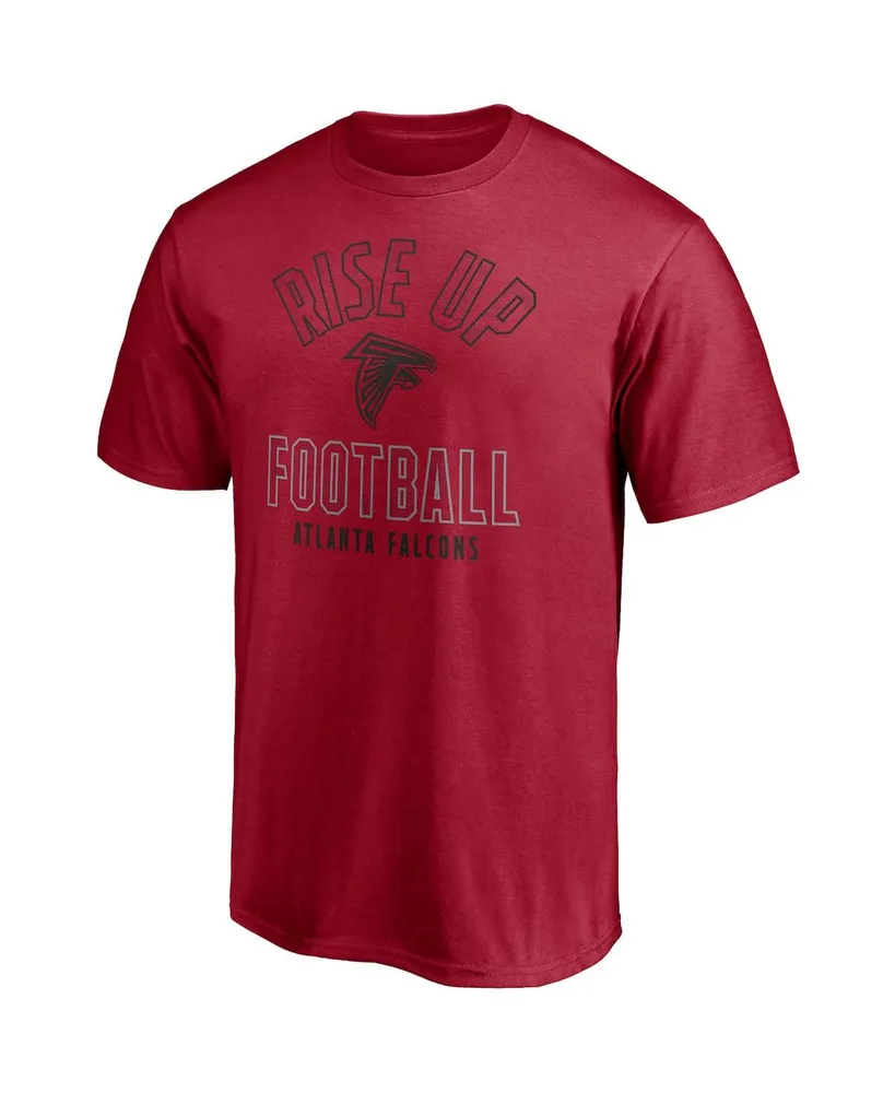 Men's Fanatics Red Atlanta Falcons Hometown Rise Up T-shirt