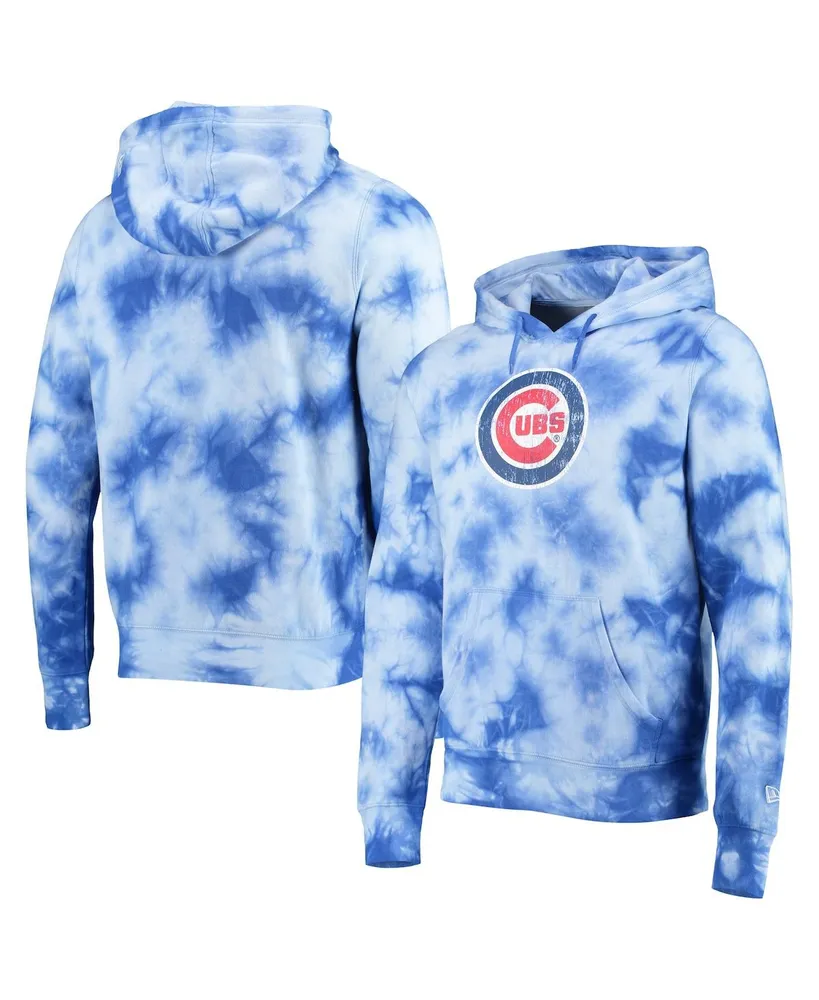 Men's New Era Royal Buffalo Bills Tie-Dye Pullover Hoodie