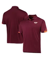 Men's Colosseum Maroon Virginia Tech Hokies Santry Polo