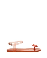 Katy Perry Women's Iconic Geli Toe Post Flat Jelly Sandals