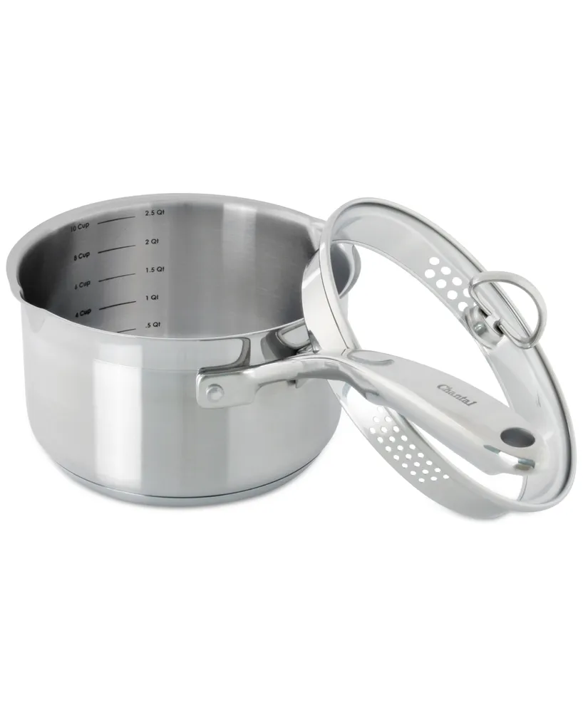 Cuisinart Chef's Classic Stainless Steel 1.5 Qt. Covered Saucepan - Macy's