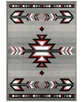 Global Rug Designs Questa Que-01 5'2" x 7' 4" Area